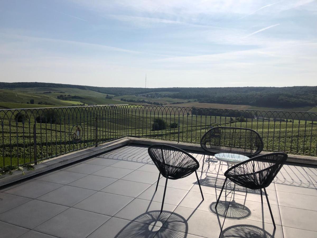 Vila Floressens En Champagne Terrasse Privative Sur Le Vignoble Fleury-la-Riviere Exteriér fotografie