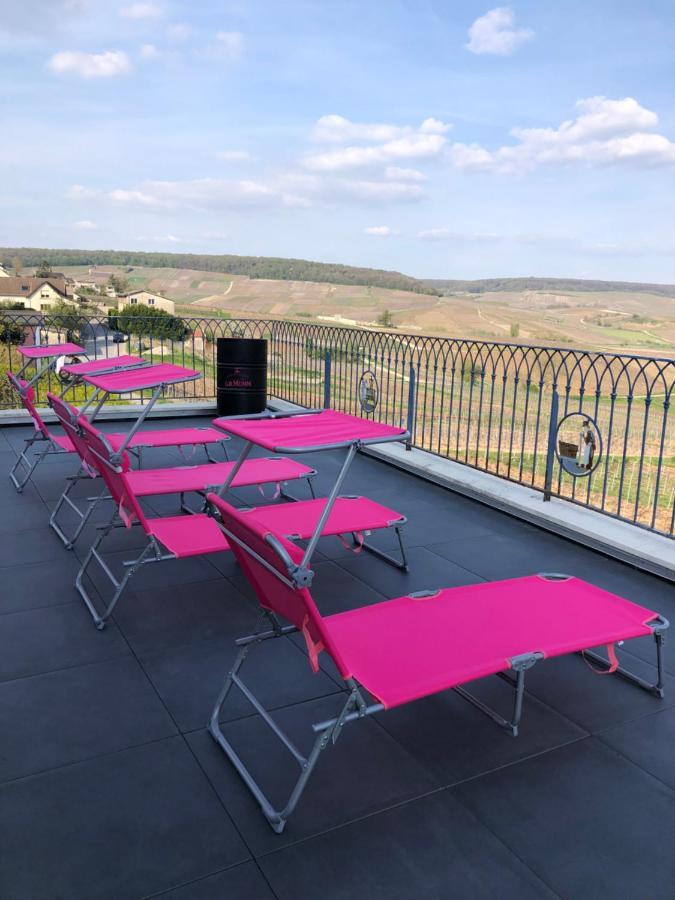 Vila Floressens En Champagne Terrasse Privative Sur Le Vignoble Fleury-la-Riviere Exteriér fotografie
